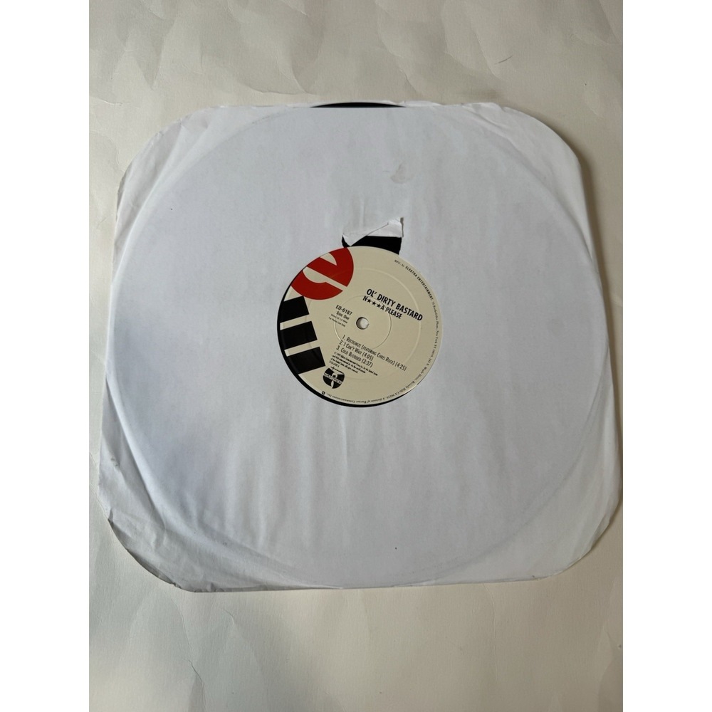 OL' DIRTY BASTARD "N***GA PLEASE" 1999 VINYL LP PROMO Near MINT - Picture 4 of 9
